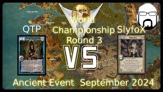 World Championship Event 2024 - Round 3 - QTP vs SlyfoX | Warlord: Saga of the Storm CCG