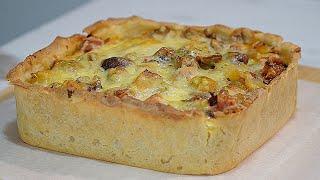 Christmas LEFTOVER  Quiche with MASH Pastry