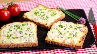 Blitzrezept FLAMMKUCHEN-TOAST