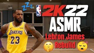 ASMR Gaming NBA 2K22 Relaxing Lebron James MyPlayer Build (Whispered + Controller Sounds)