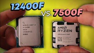 the $130 Ryzen 5 7500F vs the SUB $100 i5 12400F - What's the Best CPU for your Gaming PC?