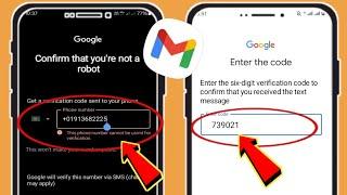 This phone number cannot be used for Verification Gmail Account | Problem Solve 2024