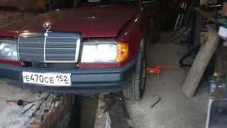 W 124 ремонт передней подвески