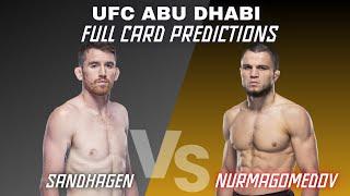 UFC Abu Dhabi Cory Sandhagen vs Umar Nurmagomedov Full Card Predictions and Breakdown | Bet Tips