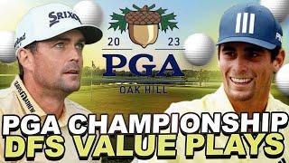 DFS Value Plays - 2023 PGA Championship : Top Draftkings Golf Plays Priced $8,000 and Below