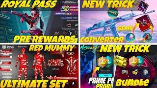 Next A11 Royal Pre-Order Rewards | New Red Mummy Set | New M4 Trick Converter Jam| New UC Event Bgmi