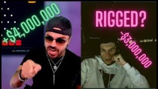 ROSHTEIN WINS $4,000,000 ON PLINKO IN 2 HOURS | 1000X ODDS 1/32,000 | TRAINWRECKSTV CLAIMS RIGGED