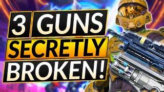 3 SECRETLY OVERPOWERED Weapons that You MUST ABUSE - Halo Infinite Guns Guide