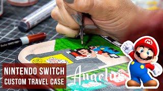 DIY: Super Mario Custom Nintendo Switch Travel Case | Angelus Paint