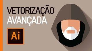 VETORIZAÇÃO AVANÇADA - Como vetorizar logo no Adobe Illustrator!