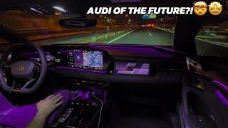 2025 NEW Audi S6 Sportback Review + NIGHT DRIVE! 551HP Spaceship 