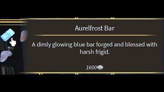 How to craft Aurelfrost bar | Roblox Derelict