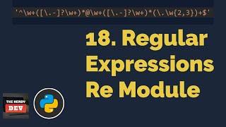 Regular Expressions Re Module | Python Tutorials For Beginners