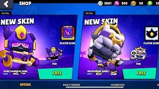 FREE?!CLAIM 2 NEW SKIN IN BRAWL STARS|FREE GIFTS FROM SUPERCELL