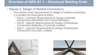 AWS D1.1 Introduction