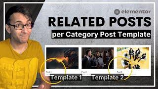 How to show Related Category Posts per Single Post Template - Elementor Wordpress Tutorial