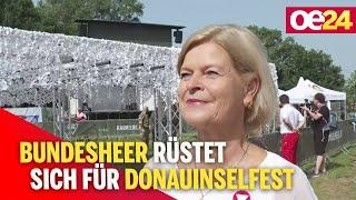 Bundesheer rüstet sich für Donauinselfest