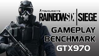 Rainbow Six Siege Benchmark Highest Settings GTX970 i7 4770k PC Gameplay 1080p60fps