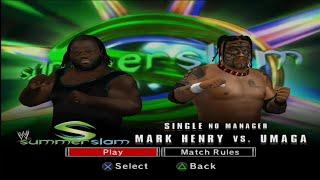 WWE SmackDown vs. Raw 2007 - Mark Henry vs Umaga