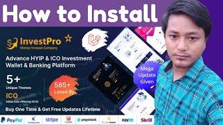 How to Install Hyip InvestPro – Advance HYIP & ICO Investment Wallet & Banking Platform