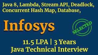 Java 8, Streams, Concurrent Hashmap | Infosys Java Interview