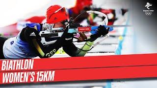 Biathlon - Women's 15km | Full Replay | #Beijing2022