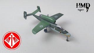 Heinkel He 162 Völksjager German WW2 Jet Fighter, Easy Model 1:72 Model Review