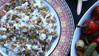 Lentil and Rice Pilaf Recipe - Armenian Cuisine - Heghineh Cooking Show