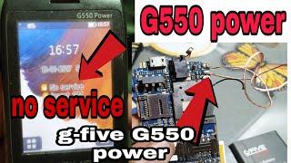 G five G550 power mobile phone no service problem solution)Free Repair)$