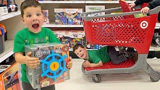 Caleb GOES TOY SHOPPING at TARGET for RYAN WORLD TOYS, LOL SURPRISE, 5 SURPRISES & More with MOMMY!