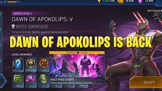 Dawn Of Apokolips Is Back | Solo Raids | Injustice 2 Mobile