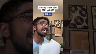 tech job market 2021 vs 2024 be like 