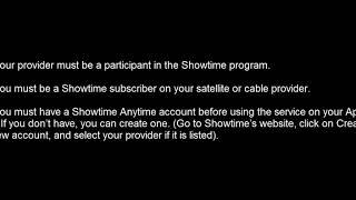 How to Activate Showtime Anytime on Apple TV?