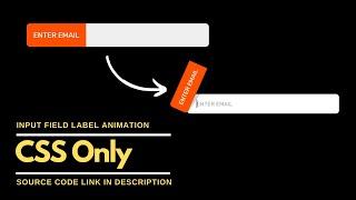 CSS Input Field Label Animation | Keyframe Effects