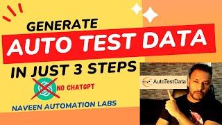 Generate Test Data Automatically In Just 3 Steps || No Chat GPT