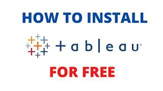 How to Download & Install Tableau for Free in 2 min ‎️‍