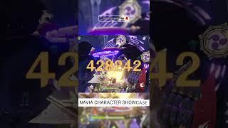 Navia vs scara boss: **Favonius Lance** Showcase - Genshin Impact  #navia #shorts