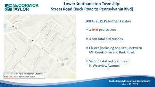 Bucks County Pedestrian Study Public Meeting 3.30.2021