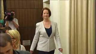 A look back at Julia Gillard's tumultuous three years in power