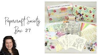 Papercraft Society Box 27 Unboxing and Paint Swatching