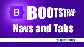 Bootstrap 5 Navs and Tabs