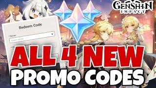 ALL 4 Active CODES Genshin Impact | Promo CODES March 2021