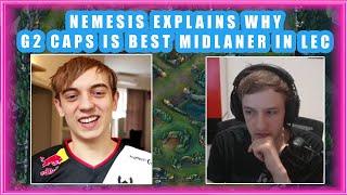 Nemesis Explains Why G2 CAPS Is BEST MIDLANER in LEC 