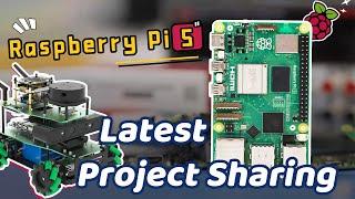 Look! There are many robot projects based on Raspberry Pi 5