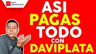 ASI  pagas recibos con DAVIPLATA desde tu celular app daviplata - AGUA -ENERGIA - FUNERARIA -NETFLIX