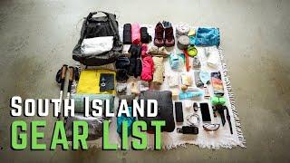 SOUTH ISLAND GEAR LIST // Te Araroa Thru Hike Gear List - My 2020/21 Long Distance Hiking Gear