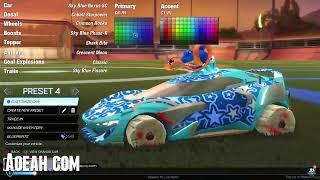 Rocket League Sky Blue Nexus SC Car Design | AOEAH.COM