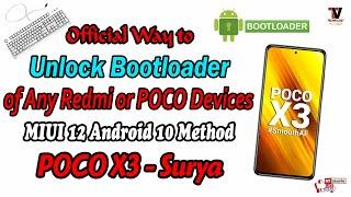 How to Unlock Bootloader of POCO X3 or Any Redmi or POCO devices (Official Method) 2021