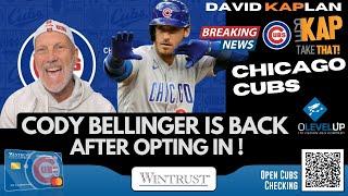 REKAP: ️ Cody Bellinger is BACK after opting IN to stay with Chicago Cubs