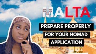 PREPARE these before you APPLY for MALTA DIGITAL NOMAD VISA #malta